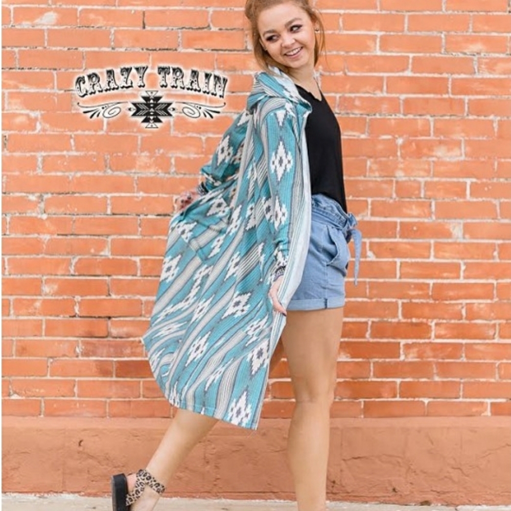 CRAZY TRAIN OH CHUTE CARDIGAN